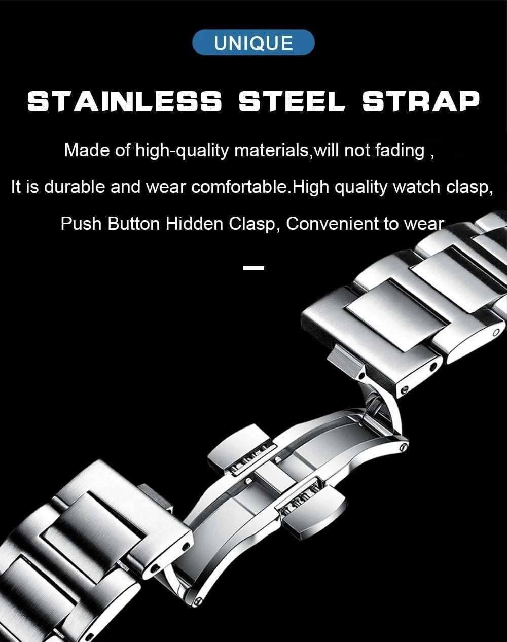 POEDAGAR New Luxury Rose Gold Quartz Watch for Men Stainless Steel Sports Waterproof Luminous Date Fashion Square Men's Watches