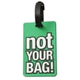 thumbnail image 3 of Birdeem English Letters Pvc Soft Rubber Luggage Tag Fashionable Silicone Tag Backpack Bag Tag, 3 of 5