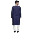 thumbnail image 3 of Atasi Mens Kurta Shirt Solid Engagement Clothing Long Sleeve KurtaÂ&nbsp;ForÂ&nbsp;Boys, 3 of 5