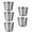 5PCS, variant on Lynono Co.,Ltd Modern Stainless Steel Mini Shot Glasses Drinking Vessel For Bartending AndG1ftModern Stainless Steel Small 50ml Shot Glasses For Liquor Whiskeys Wine Coffee
