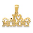 thumbnail image 1 of 14K Yellow Gold I Heart Mommy Pendant, 1 of 2