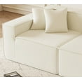 thumbnail image 5 of Newboti Furniture Versatile Modular Loveseat Sofa For Modern Living Room - Deep-Seated Comfort Couch, Soft Corduroy Fabric Upholstery, Compact Sectional Design For Small Spaces00110, 5 of 5