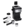 thumbnail image 5 of 4 Shot Steam Espresso Maker with Frothing Wand, Black/Stainless Steel Finish, 5 of 6
