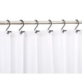 thumbnail image 4 of Ganchos para cortina de ducha de color negro, anillos decorativos para cortinas de ducha de baño, juego de 12 ganchos para ducha de metal resistentes a la oxidación de primera calidad, diseño en, 4 of 7