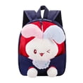 thumbnail image 4 of CUZIBR Cute 3D Plush Rabbit Toddler Backpack Lightweight Kids Backpack Adjustable Breathable Shoulder Straps Small Storage Daypack For Toddler Travel Daily School Bag, 4 of 4