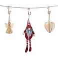thumbnail image 5 of 100 Piezas Ganchos para Adornos Navideños, Ganchos para Adornos Navideños Percha en Forma de S para Decoración de Árboles de Navidad Rojo, 5 of 5