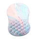 thumbnail image 4 of Alfombrilla de ratón con reposamuñecas de espuma viscoelástica, ligera, cómoda y antideslizante. Base de PU. Azul, 4 of 9