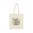 thumbnail image 1 of Grow Bloom Thrive Gardener's Shopping Canvas Tote Bag, 1 of 8