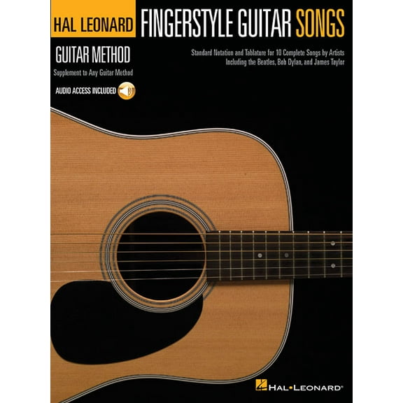 Hal Leonard Guitar Method (Songbooks) Fingerstyle Guitar Songs - Hal Leonard Guitar Method Supplement (Book/Online Audio), (Paperback)