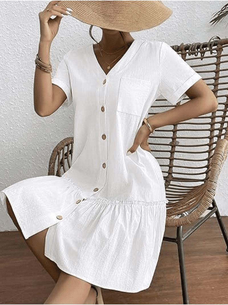 cute button down dress Black Satin Button Down Shirt Dress