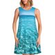 thumbnail image 1 of Balery Crystal Clear Ocean Waves Vestidos de verano para mujer con estampado: vestido holgado sin mangas, vestido playero informal y cómodo para días calurosos., 1 of 7