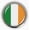 Semi-Flexible Aluminum Bezel, variant on Ireland Flag 3D Domed Round Automotive Emblem – Flexible Bezel