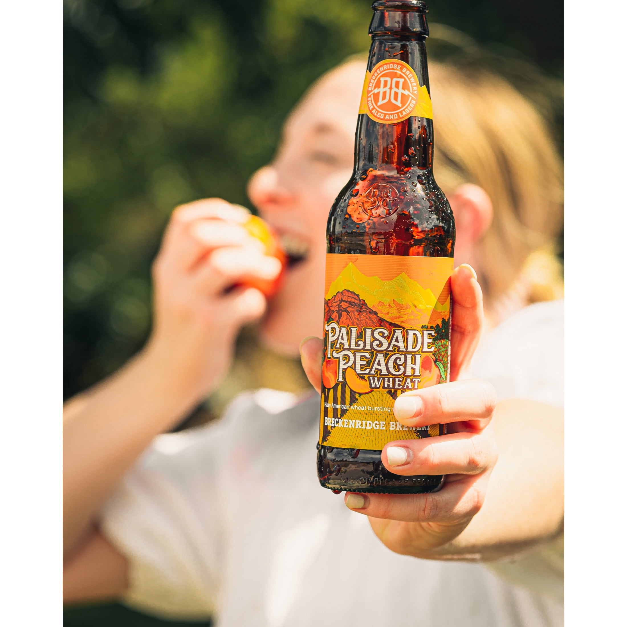 Breckenridge Brewery, Palisade Peach, Wheat, Craft Beer, 6 pack, 12 fl oz Glass bottle, 5.3% ABV