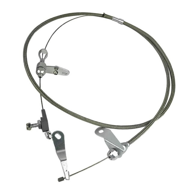 Almencla Braided Car KickDown Cable Detent Transmission Trans Replacement Fit for