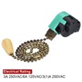 thumbnail image 5 of Uxcell Pull Chain Switch 3Speed ZE-268S6 w Chain for Ceiling Fan Lamp Green Bronze 2 Set, 5 of 5