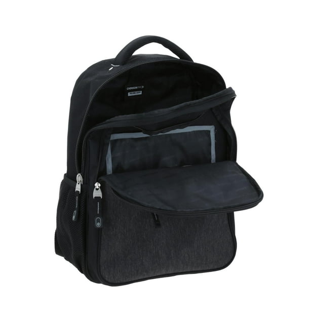 Mochila grande Chenson Pro para hombre HERI Negro con Porta Laptop