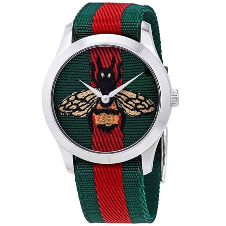 Gucci Women's G-Timeless 126 Bee Quartz 38mm Watch YA1264060