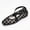 Black, variant on CHICVOMEY Womens Polka Dot Mesh Mary Jane Flats Square Toe Crisscross Ankle Strap Ballet Shoes Sheer Breathable Slip On Flat Sandals for Summer Party Daily Wear