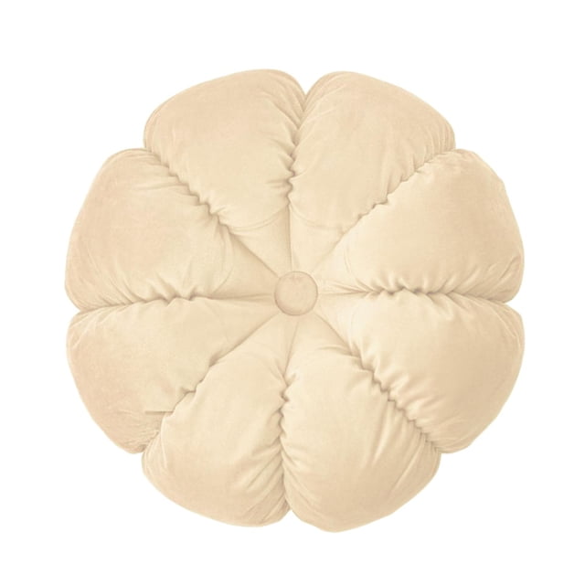 Cojín redondo para asiento de silla, cojín de tatami, cojín decorativo para asiento, cojín para asiento de suelo, para , dormitorio, meditación beige