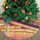thumbnail image 3 of Falda para árbol de Navidad de Inside Out, suave y divertida, decoración navideña navideña de granja de 48", 3 of 4