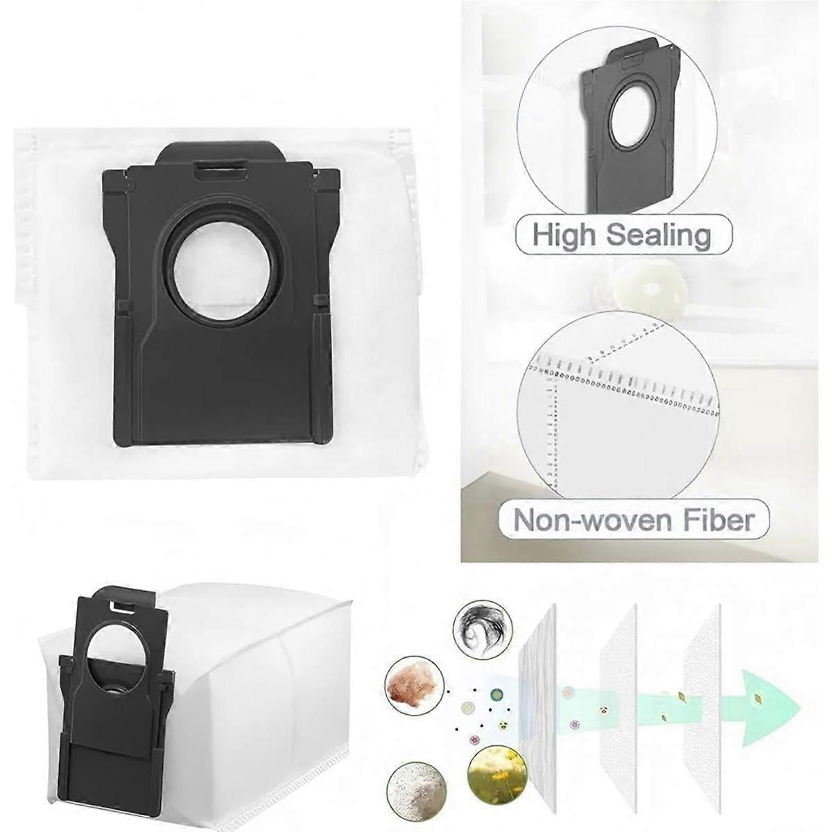 17PCS for D10 Plus Gen 2/RLD32GD Robot Vacuum Cleaner Parts