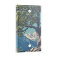thumbnail image 2 of Yayeee Blank Wall Plate Cover 1-Gang 4.5"x2.7" Home Unused Decorative Outlet, Blue Tree, 2 of 7
