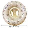 thumbnail image 2 of Anillo de natación para bebé asiento de anillo de natación inflable reutilizable para niños (oso), 2 of 5