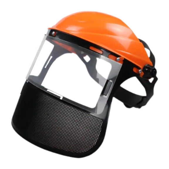 Máscara de protección facial para s, tala, cepillo, corte, jardinería, recorte Naranja
