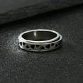 thumbnail image 2 of DESIGNICE Rings for Women,Sleek Stainless Steel Rings for Anxiety Relief,Practical Fidget Ring for Stress Management,Customizable Thumb Ring for Personal Touch,Heart 10, 2 of 4