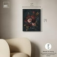 thumbnail image 5 of Gothic Blossom Glow I Canvas Gothic Botanicals by Art Remedy, Black Frame, 16" x 20", 5 of 7