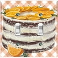 thumbnail image 1 of Metal Light Switch Plate Cover Elegant Chocolate Cake Desserts CAK004, 1 of 13
