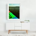 thumbnail image 2 of rgb bridge - Itapissuma State of Pernambuco Brazil Photography Boardwalk Seascape Coastal Ocean Landscape Tropical White Framed Wall Art Print 20 x 30 inches, 2 of 3
