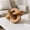 Brown, variant on Decorative Wood Knot Sculpture for Living Room Decor - Modern Home Accent for Bathroom, Coffee Table, and Bedroom Display - Statue Ornament for Shelf Styling and Office Decor - 10", Brown