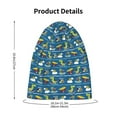 thumbnail image 4 of Sikiie Dinosaur on the Beach Vacation Toddler Beanie Kids Beanie Hat Warm Winter Hats for Boys Girls Knit Cap, 4 of 7