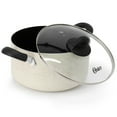 thumbnail image 2 of Oster Clairborne 6 Quart Aluminum Nonstick Dutch Oven with Lid in Sand, 2 of 5