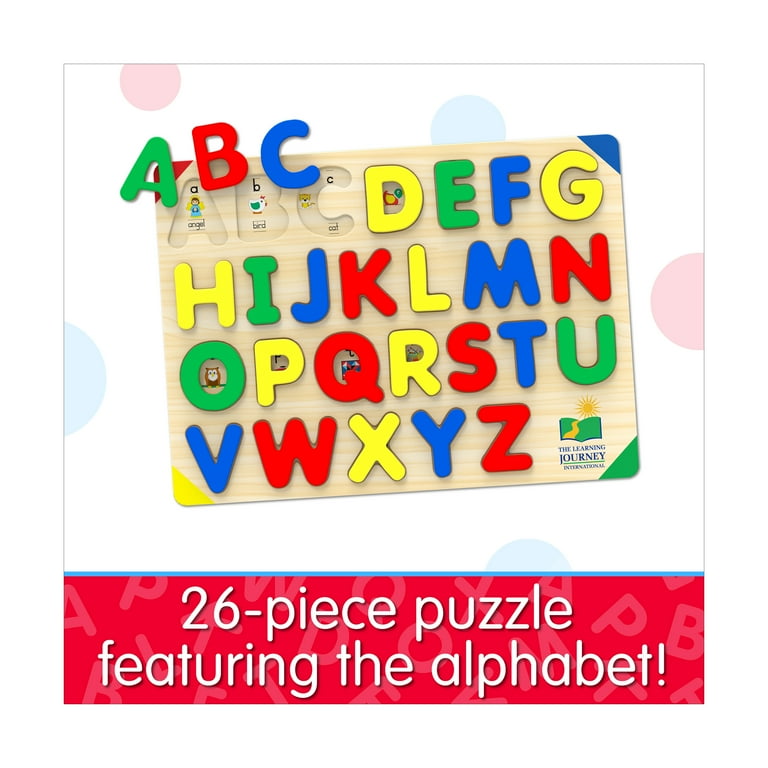 ABC The Learning Journey Lift and Learn ABC Puzzle - Walmart.com