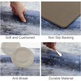 thumbnail image 3 of Anti Fatigue Kitchen Mat - Set of 2 - Blue and Marble Design Comfort Mats - Cushioned, Non Slip Floor Mat, 3 of 6
