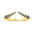 thumbnail image 2 of Wedding Ring 18K Gold Created Sapphire Rings for Women, 2 of 5