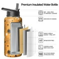 thumbnail image 2 of 32oz Halloween Tumbler with Straw and Handle – Stainless Steel Insulated Water Bottle – Spooky Pumpkin Ghost Witch Design – Fall Coffee Mug Gift for Her or Him, 2 of 5