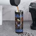 thumbnail image 3 of Us Air Force Veteran 20oz Coffee Mug Cup,Stainless Steel Thermos Water Bottle Car Cup Portable Travel, 3 of 6