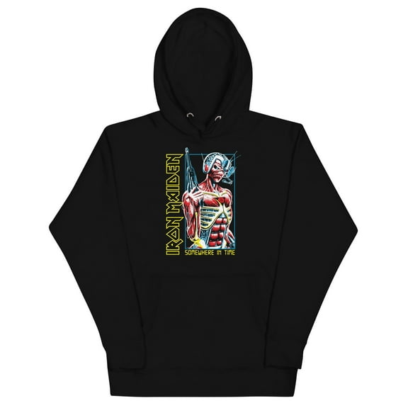 Iron Maiden Singularity Classic Unisex Hoodie - Black - Small