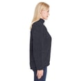thumbnail image 4 of J America Ladies Epic Sherpa 1/4 Zip - JA8451, 4 of 4