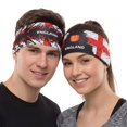 thumbnail image 1 of Vincha Fox & Fury reversible 2 en 1 antideslizante para absorber el sudor, 1 of 1