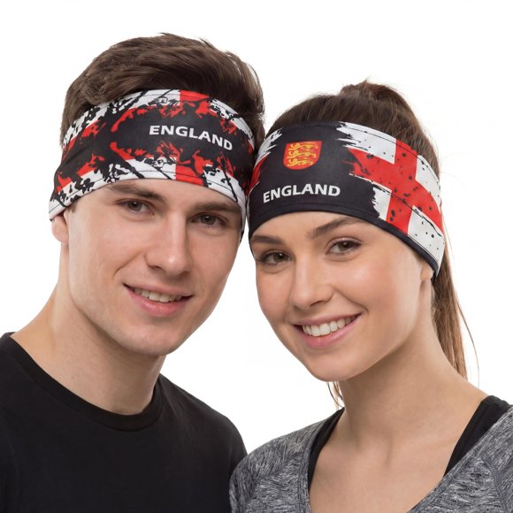 Vincha Fox & Fury reversible 2 en 1 antideslizante para absorber el sudor