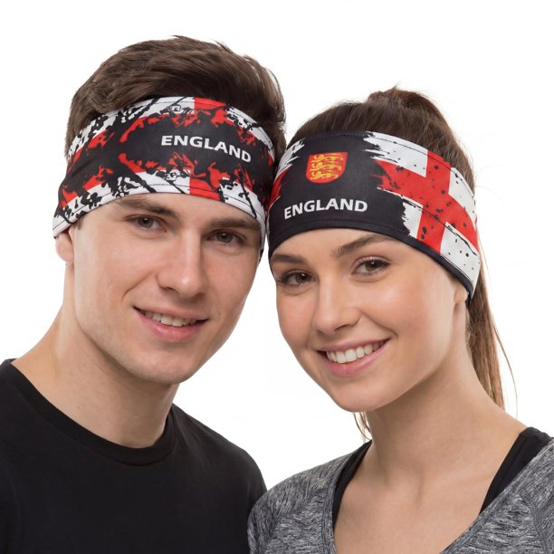 Vincha Fox & Fury reversible 2 en 1 antideslizante para absorber el sudor