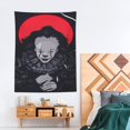 thumbnail image 4 of Pennywise Tapestry Wall Hanging, Elegant Wall Hanging Tapestries Wall Art for Bedroom Decor, Outdoor, Parties 60"x80", 4 of 8