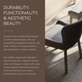 thumbnail image 6 of Maven Lane Contemporary Cleo Dining Table with 6 Gia Dining Chairs, Refine Grey, 6 of 12