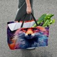 thumbnail image 7 of Starry Animals Large Foldable Oxford Cloth Grocery Bags: Multifunctional Storage and Easter Basket, 7 of 7