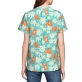 thumbnail image 5 of Fuzoiu Cute Sloth on Floral Tree Print Youth Short Sleeve T-Shirt,Youth Dry-Fit Active Athletic T-Shirt,Short Sleeve Tops Tees for School, Sports, and Casual Wear, 5 of 6