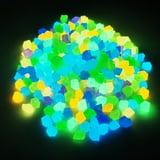 Glow in The Dark Rocks, Glowing Pebbles Fish Tank Rocks - Indoor ...